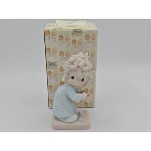 Precious Moments The Spirit Is Willing 1986 Enesco Figurine 100196 Samuel B